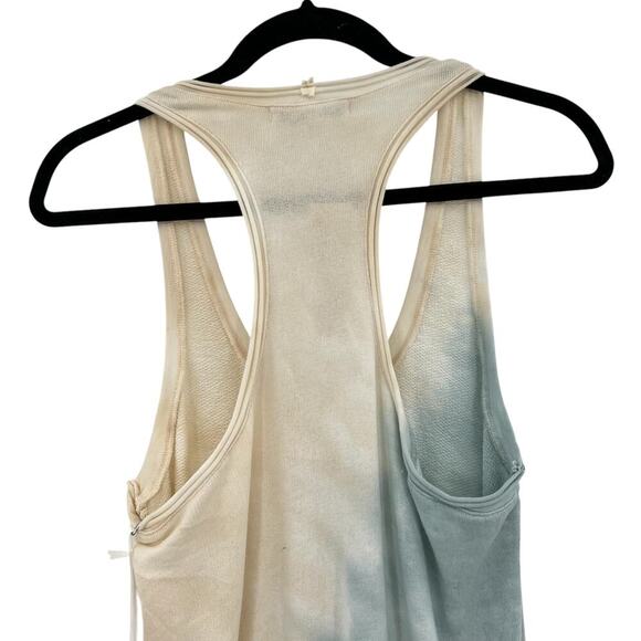 Young Fabulous & Broke Eberhart Tie-Dye Jumpsuit Blue Cream Size Small - Picture 9 of 15